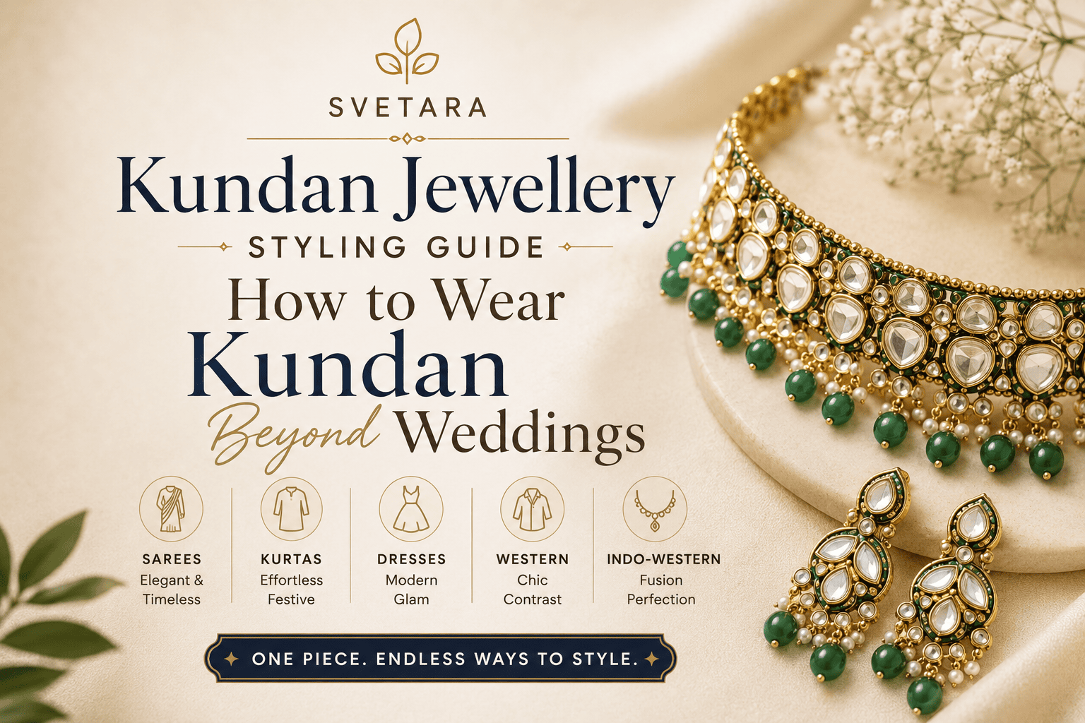 Kundan Jewellery Styling Guide: How to Wear Kundan Beyond Weddings